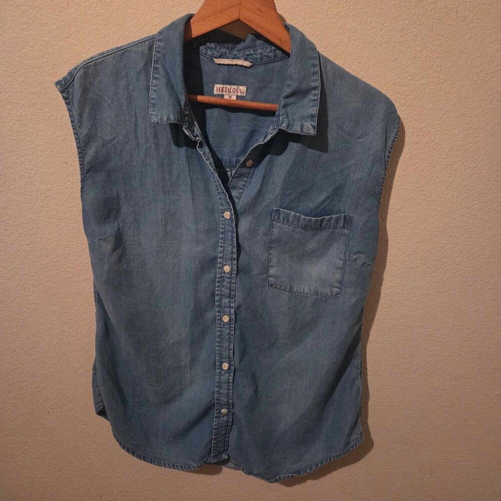 Denim top